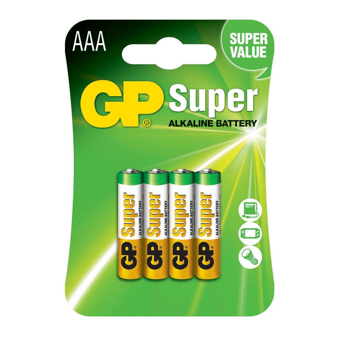 GP Pilhas AAA super alkalina 